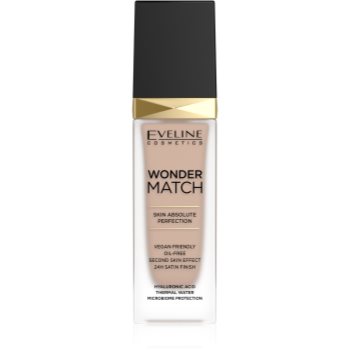 Eveline Cosmetics Wonder Match fard lichid de lunga durata cu acid hialuronic - imagine 2